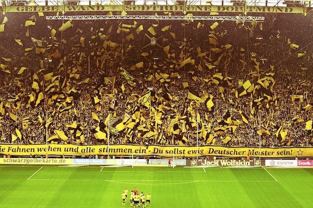 The fans at Dortmund stadium make it a special venue